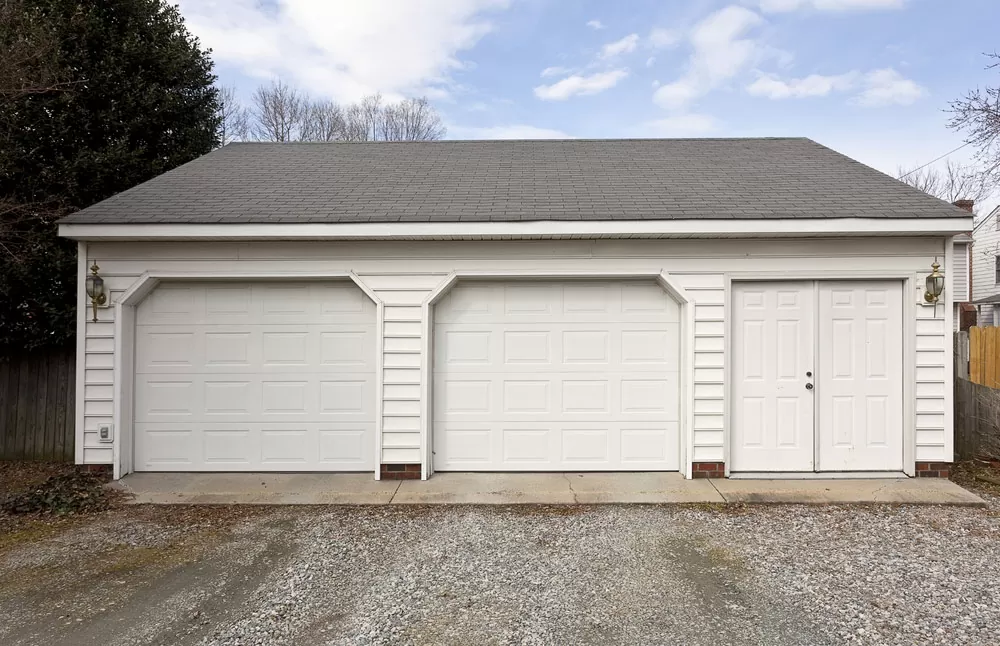 Custom-sized new garage doors